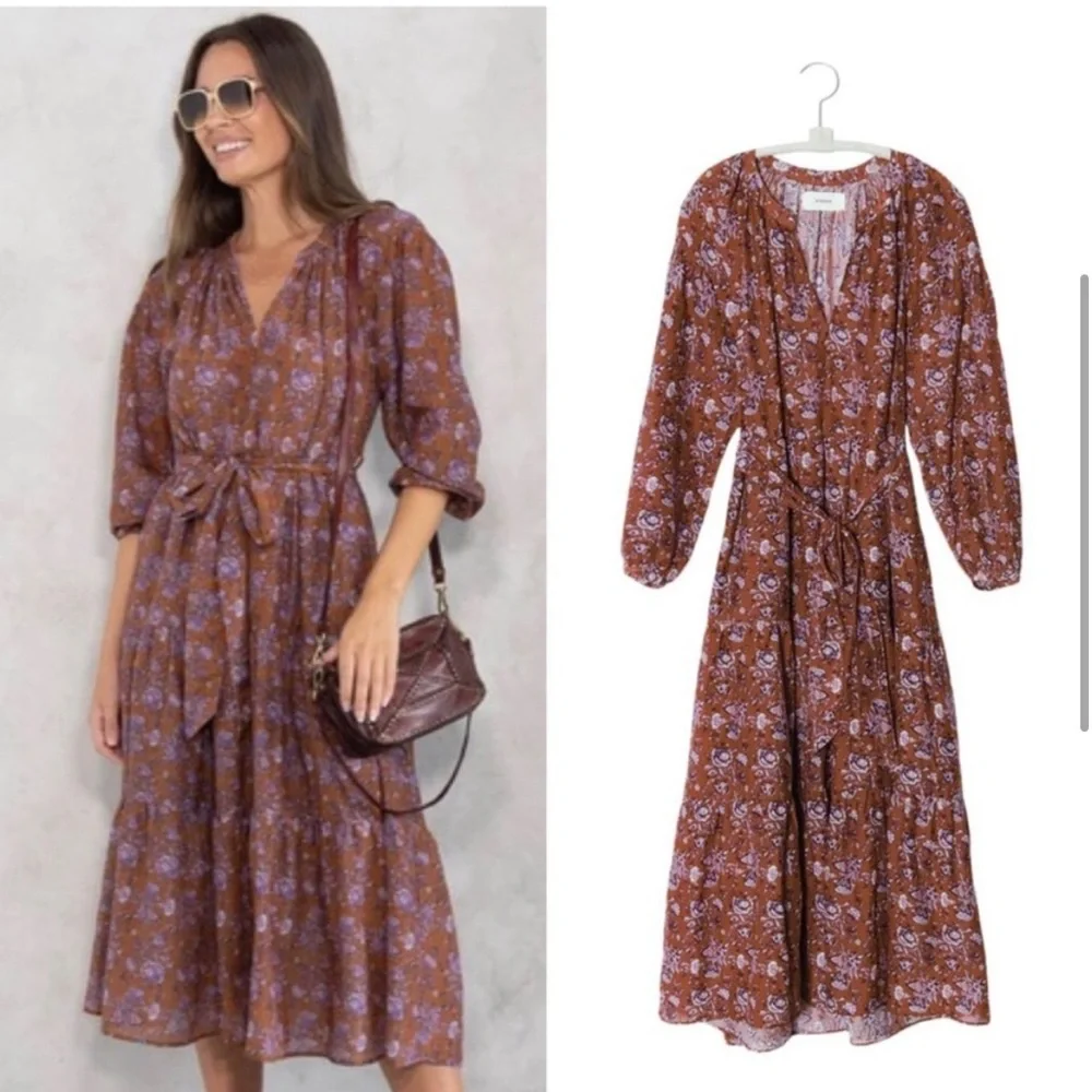 Xirena Annieka Dress in Golden Clover Size M - Picture 4 of 9